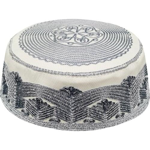 Papaqlar Arab Caps Gray Kappa Hats Muslim Prayer Caps Islamic Accessories Hombre Gorro Arabe Арабская Мужская Шапка