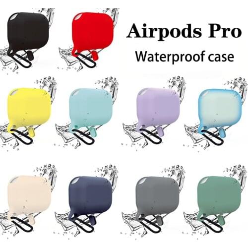 Wireless Earphone Case For Apple AirPods Pro Silicone Charging Headphones Waterproof Case For Airpods Bluetooth Protective Cover