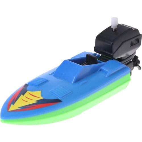 Baby Toy Kid Wind Up Clockwork Boat Ship Toys Bath Toy Play Water Bathroom