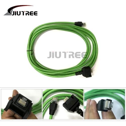 Lan connection diagnosis cable sd connect compact cable for mb star diagnostic cable Lan Green diagnostic cable