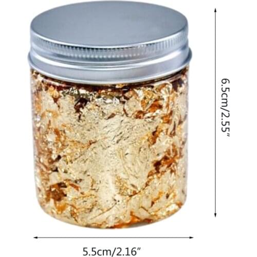 DIY Crafts Filling Material Nail Art Glitter Paper Flake Foil Chips Decal Decoration 3D Sticker