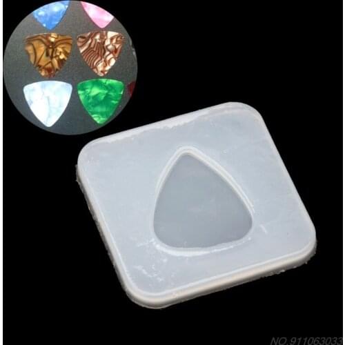 Geometric Triangle Plectrum Silicone Mold Jewelry Pendant Resin Casting DIY Mold D17 20 Dropshipping