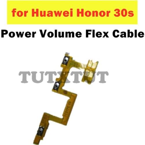 For Huawei Honor 30s Power Volume Flex Cable ON OFF Side Button Switch Flex Cable Replacement Repair Spare Parts