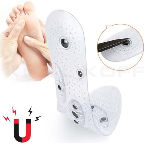 Magnetic Therapy Slimming Insoles Foot Patch Cushion Shoe Insole Gel Pad Acupressure Slimming Insoles Foot Care Insert