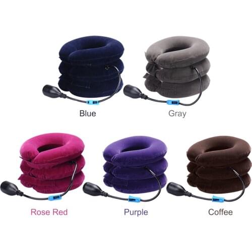 Inflatable Neck Stretcher Support Air Cervical Traction House Medical Devices Orthopedic Massage Pillow Collar Health Care