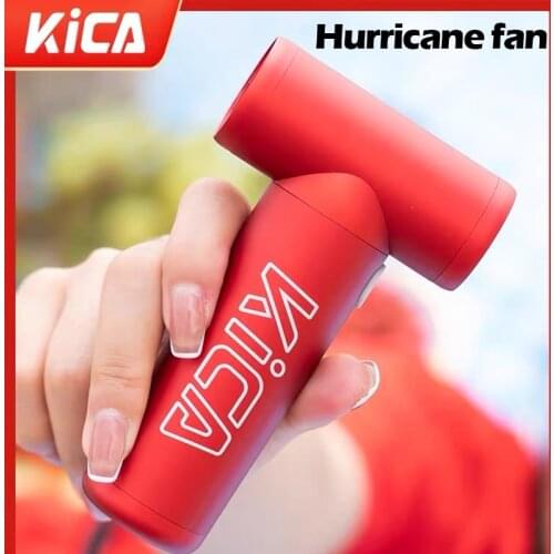 Creative New Portable Mini Fan Handheld Wind Turbine Fan Outdoor Multi-purpose Blower with Super Large Air Volume Super Cool