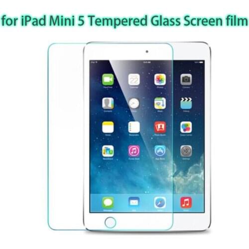 Cleaning Wipe + Tempered Glass Screen Film Protector for iPad mini5 7.9 inch 2019 for iPad mini 5 Screen Skin Cover