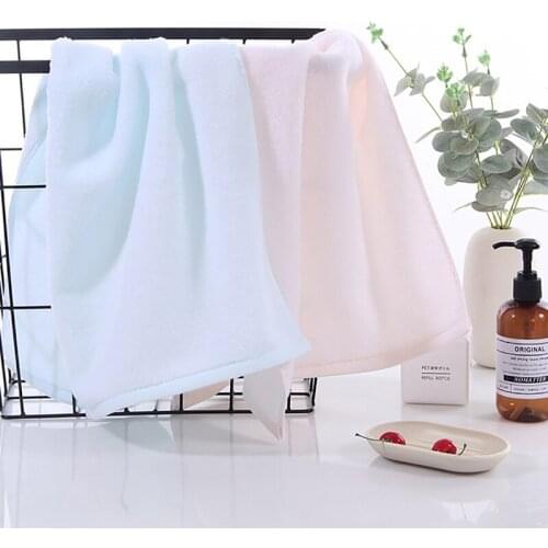 Newborn Baby Infant Solid Color Face Hand Bathing Towel Bibs Feeding Square Towels Handkerchief 100% Cotton Towel