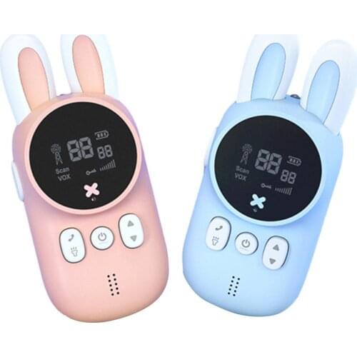 Portable Handheld Bunny Walkie-talkie Kids Toy Cute Rabbit Walkie Handheld Talk Parent-Child Educational Interactive Toys