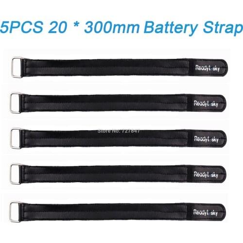 5PCS Update 20*300mm Black Magic Camera Lipo Battery Strap Buckle For RC Drone FPV Racing Spare Part Accs