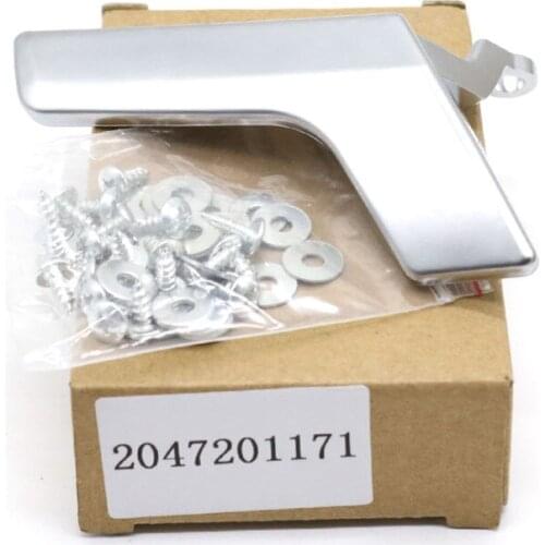 Complete Set Chrome Front Rear Left Door Handle Repair Kit for Mercedes-Benz C250 C300 C350 GLK 2047201763 2047202663 2047201171