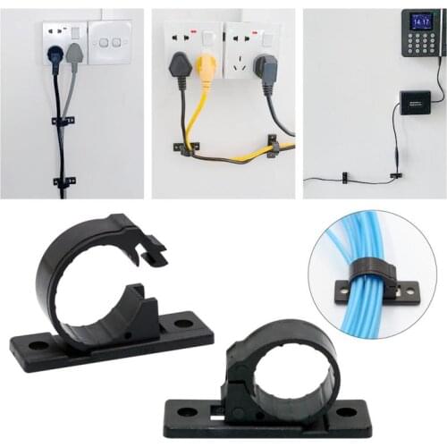 1 Pcs Sticky Wiring Fixing S Base Hook Wire Cable Gadget Clip Adhesive Wall Snap Type Fixed Cable Line Clip Clamp