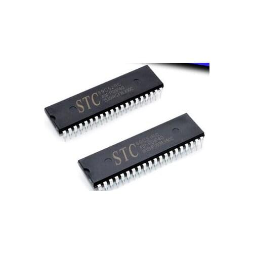 1pcs New STC89C51RC-40I-PDIP40 STC89C52RC-40I-PDIP40