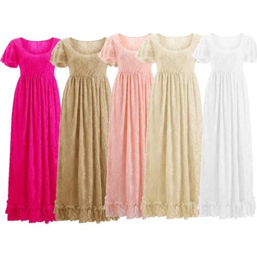 2017 Maternity Dress Maternity Photography Props Lace Sexy Maxi Dress Pregnancy Clothing Clothes For Pregnant Photo Shoot