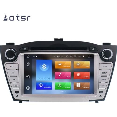 AOTSR 2 Din Android 10 Car Radio For Hyundai IX35 Tucson 2009 - 2018 Central Multimedia Player GPS Navigation 2Din DSP Autoradio