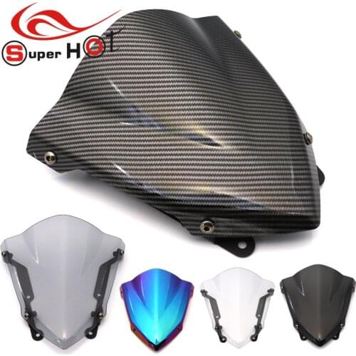 For Yamaha MT09 FZ09 MT 09 FZ 09 2014 2015 2016 Windshied Windscreen Pare-brise Smoke Motorcycle Accessories Wind Deflectors