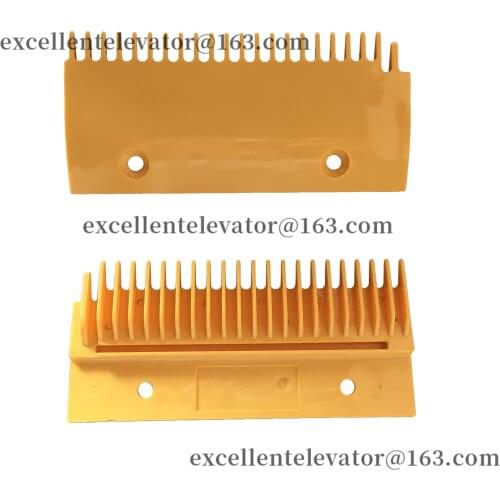 DSA2001488B-R 22T Plastic Comb Plate L203mm W93.5mm Hole Space 119mm Use for LG-Sigma Escalator 1 Pack=5 Pieces