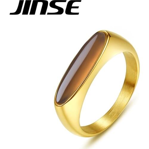JINSE Rings With Crystals