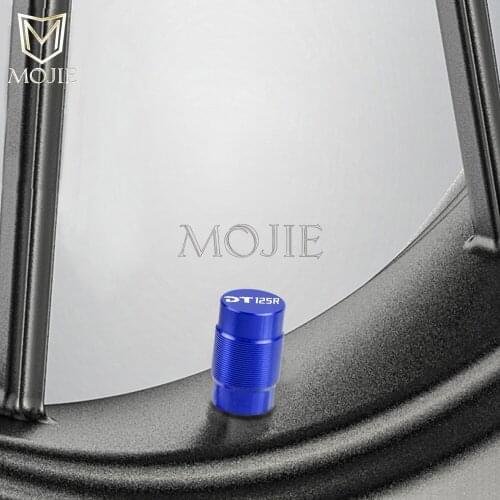 Motorcycle CNC Vehicle Wheel Tire Valve Air Port Stem Caps Covers Plug For Yamaha DT125R DT125 DT 125 R RL RE RR DT125RL DT125RE