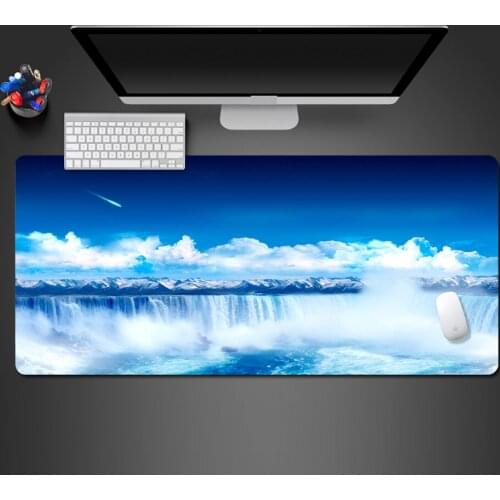 Super Domainous Sky Landscape Mousepad Unique Creative Modern Washable Rubber Pad For Large Competition Special Game Mats