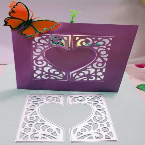 Wedding Invitation Dies Metal Cutting Dies New Scrapbooking Valentines Day Decoration Craft Dies Cut for Card Making