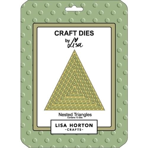 Metal Cutting Dies nested triangles Scrapbooking Stencil Cut Die For DIY Card Crafts Handmade