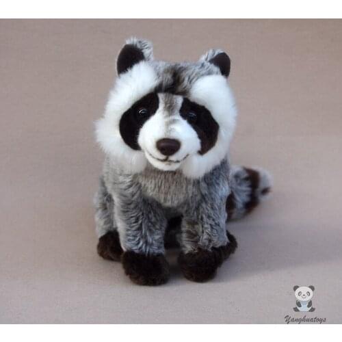 Soft Toy Plush Animals doll Real life stuffed raccoon dolls Toys children birthday gifts cute