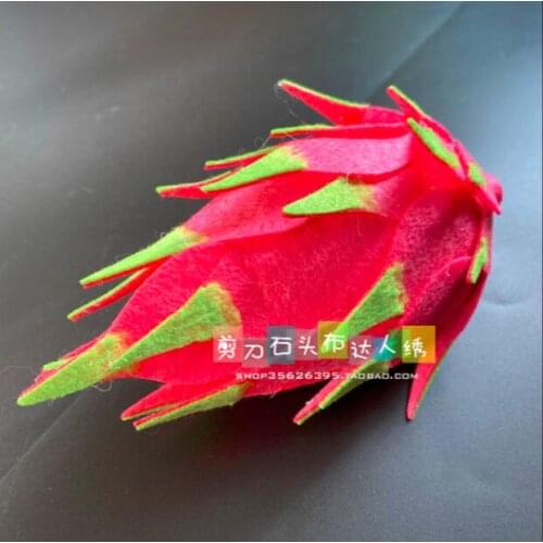 Three dimensional fire dragon fruit Fabric Felt kit Non-woven cloth Craft DIY Sewing set Handwork Material DIY needlework suppl