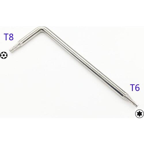 20pcs T6 T8 L Key Screwdriver for Xbox 360 Xbox One Controller Mod Kits/ Repair T8 Security Torx Screwdriver