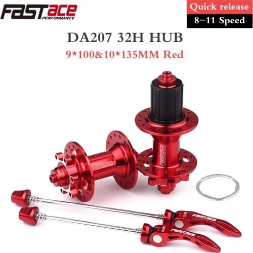 FASTACE DA207 Hubs Set 32H Front Rear MTB Hub 8s 9s 10s 11s 12V Mountain Bike Hub Compatible SRAM XD System Bicycle Parts
