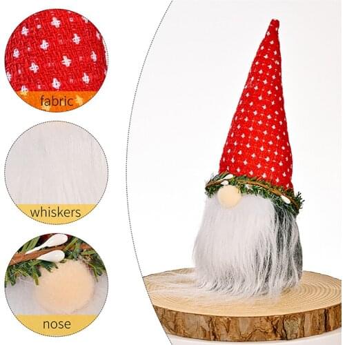 New 2021 Christmas Decoration Home Swedish Handmade Plush Gnomes Home Holiday Decor Ornaments Xmas Gift Supplies Dropship Top