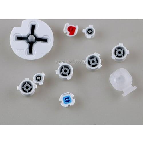 20sets Plastic ON OFF Button Home + ABXY Button D-Pad For Wii U WIIU Game Pad Controller full buttons