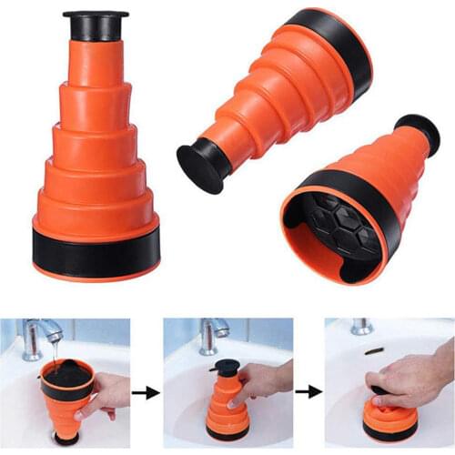 Manual Portable Clog Remover Clog Cannon Air High Pressure Powerful Drain Blaster Pump Blaster Cleaning Tool for Kitchen Toil B3