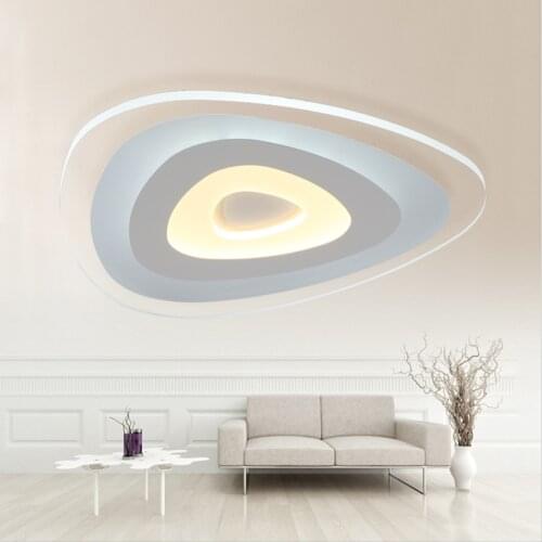 Modern Ultrathin Surface Mounted LED Ceiling Lamps be Used for Living Room Dining Room Study Bedroom Crystal Clear