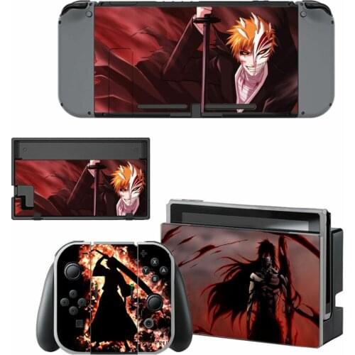 Anime BLEACH Nintendo Switch Skin Sticker NintendoSwitch stickers skins for Nintend Switch Console and Joy-Con Controller Vinyl