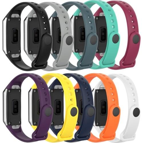 TPE Replacement Smartwatch Strap Band for Samsung Galaxy Fit SM-R370 Watchband Smartwatch Bracelet Buckle Strap Accessories