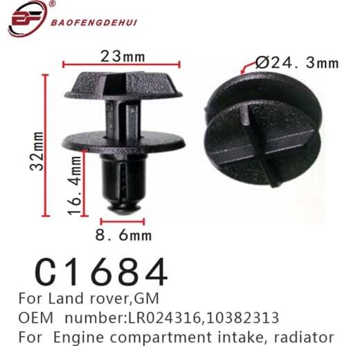 Engine Compartment Intake Screw For Land Rover,Gm Buckle Car Radiator Bracket Fender Fastener Lr024316,10382313