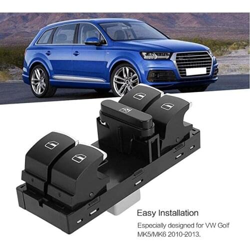 High quality car accessories Window Control Switch Regulator Button for VW Golf MK5 MK6 Tiguan Touran Jetta CC 5ND959857 F190