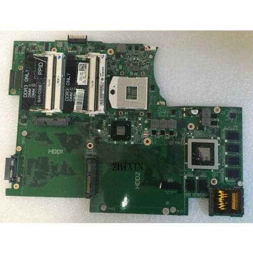 Yourui FOR Dell XPS 17 L702X Laptop motherboard DDR3 0TXP27 TXP20 CN-0TXP27 DAGM7CMBAD0 3D With graphic mainbaord test good