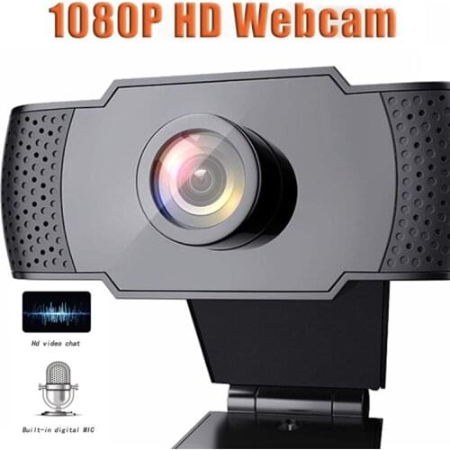 1080p USB Webcam Mic Video Digital Camera Computer Web Camera Cam Video Recording Work With Microphone For PC Desktop Laptop