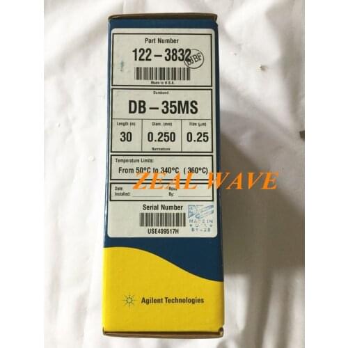 122-3832 Agilent GC Column DB-35MS 30m 0.25mm 0.25u