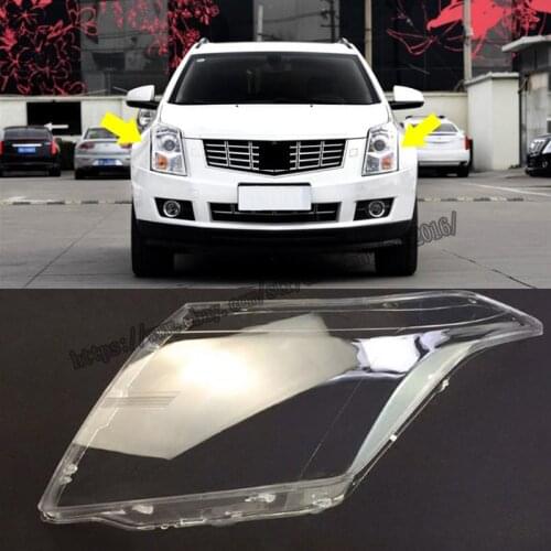 Fit For Cadillac SRX 2010-2015 Headlight Headlamp Lens Cover Right&Left 2pcs Car modification accessories