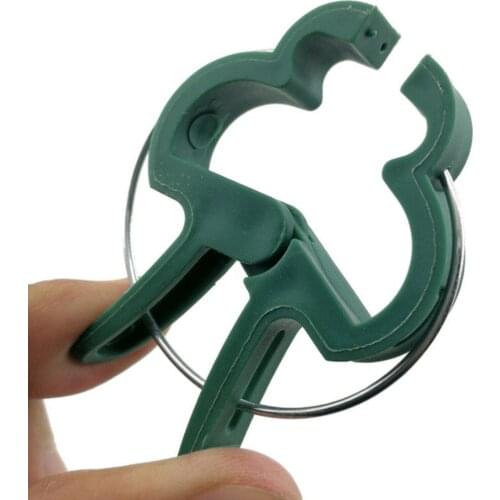 20Pcs Fastener Greenhouse Bracket Pole Fixed Clamp Plants Flower Seedling Stem Support Plant Grafting Stakes Connector Clip