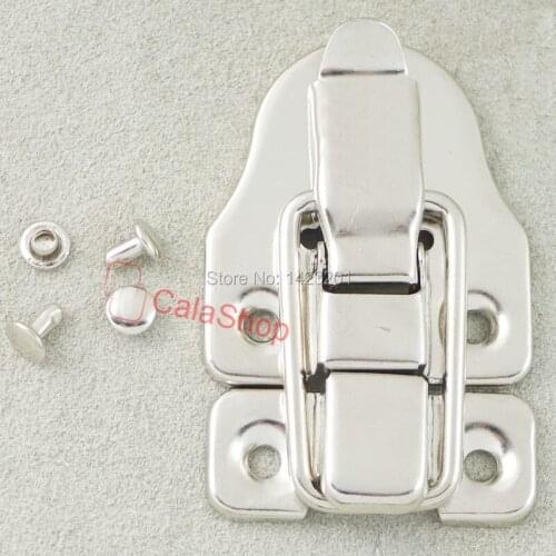 5 sets / Lot Toggle Case Catch Latch Trunk for Drawbolt Closure Box chest Suitcase Bag lock 6039 F282F1 Free Shipping