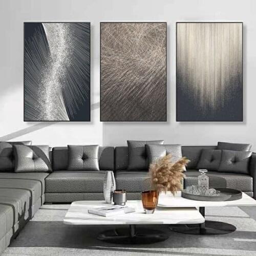 Abstract Line Decorative Painting Living Room Porch Corridor End Of Aisle Background Wall Oil Painting Core