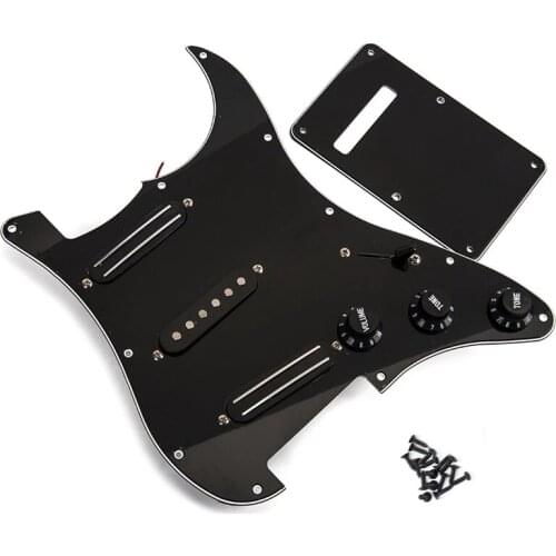 Electric guitar accessories ST SQ3 single panel with small double pickup line assembly Dual Rail Pickups Loaded Prewired Guitar