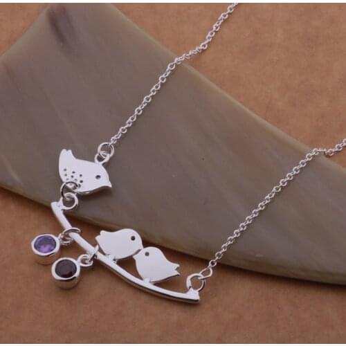 AN572 Hot sterling Necklace fashion jewelry pendant /axkajora bcoajtva silver color