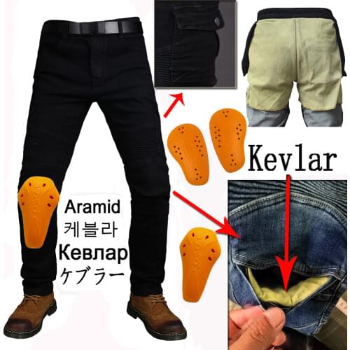 Aramid Motorcycle Pants Jeans For Men Summer Casual Moto Motocross Pants Moto Cargo Pants With CE Certification S M L XL 4XL 5XL