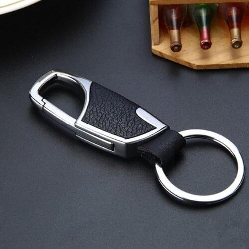 Black Leather Keychain Key Chain Car Car Keychain Key Gearbox Rings Keychain N8R3