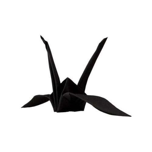 Origamagic (Black) Magic Tricks Scarve to Paper Crane Magician Stage Street Bar Illusions Gimmick accessories Props Comedy Magia